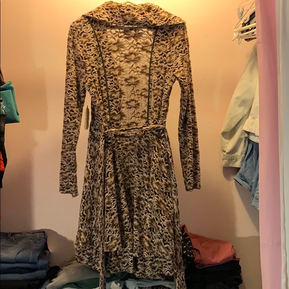Beautiful, flowered pea coat - Picture 5 of 7